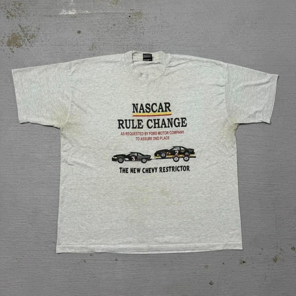 Vintage 90s‎ NASCAR The New Chevy Restrictor Funny Shirt Size XXL